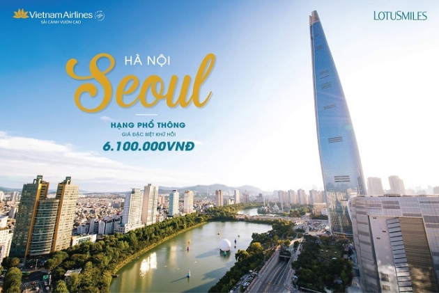 Cơ hội du xuân xứ Hàn cùng Vietnam Airlines chỉ từ 260 USD KHỨ HỒI – Nhanh tay kẻo lỡ!